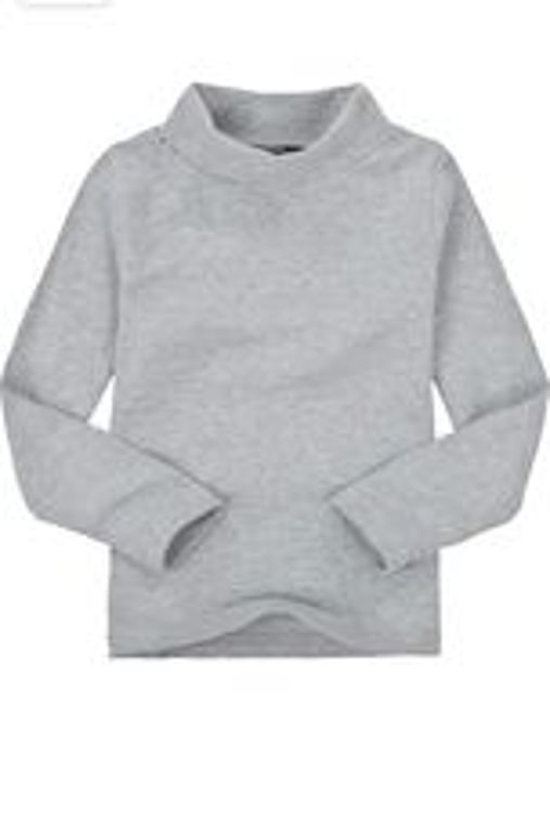 Picture of 807 GREY/BLACK/WHITE/ Semi -Thermal Low Collar Turtlenecks